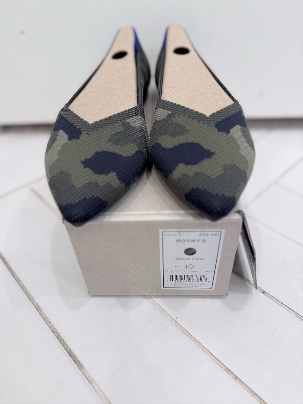 Rothy’s The Point II in Spruce Camo - Picture 3 of 5